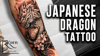 Full Process to Create Dragon Tattoo | Tutorial | Step by Step