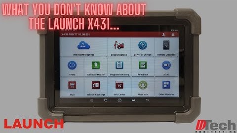 Launch X431 Pro TT Features, Options & Capabilities