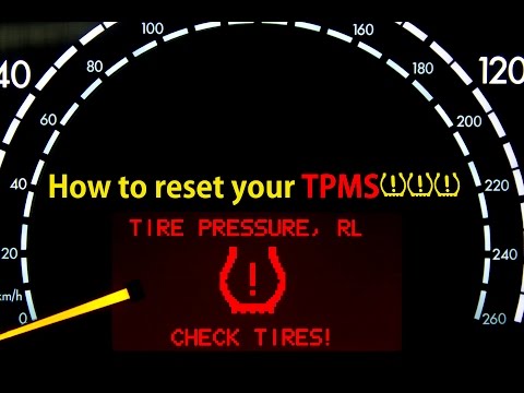 Mercedes Benz S500 (W220)에서 TPMS 표시기를 재설정하는 방법