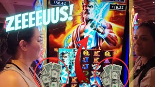 2 LUCKY ladies put $5 each into Zeus! 💰