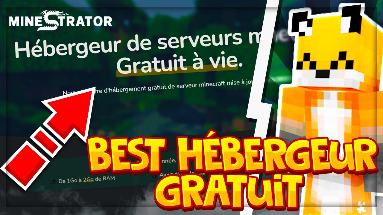 Comment CRÉER un serveur Minecraft GRATUIT À VIE et JOUER avec ses amis ...