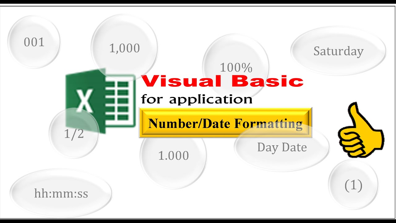 New Update Excel VBA Format Number/Date