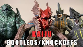 Kaiju Figures - Knifehead, Trespasser, Leatherback, Raijin | Bootleg NECA/BANDAI | Pacific Rim
