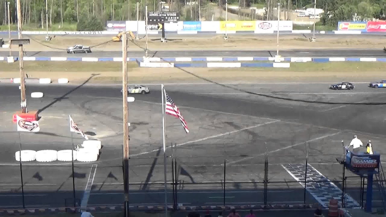 June 20th 2015 Evergreen Speedway Races Hornet Heat 1 - YouTube