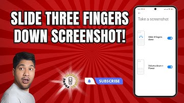 How to Turn on Slide Three Fingers Down Screenshot on Android | Swipe for Screenshots