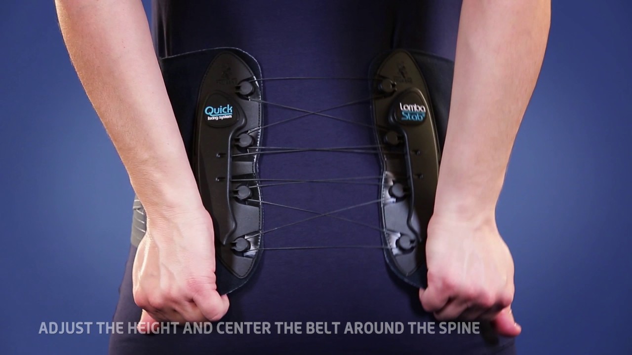 Thuasne - Lombastab Lumbar belt - Fitting Video