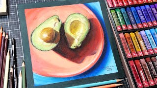 Oil Pastel Tips You Need To Know Lets Paint Avocados Learn Oil Pastel Techniques