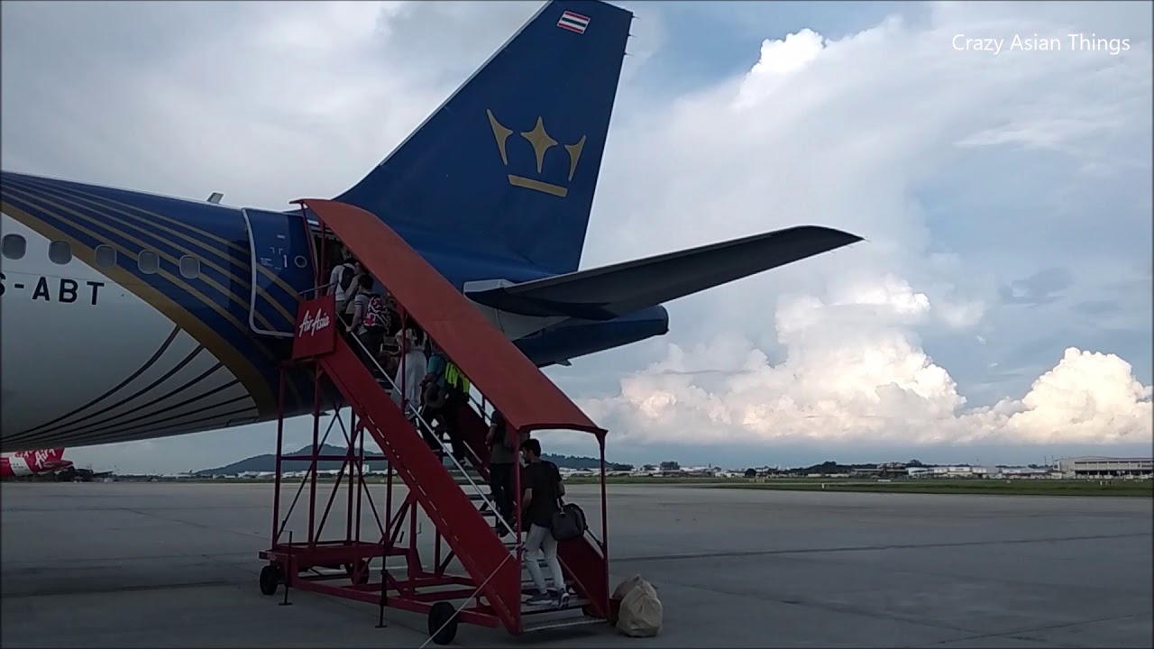 Airasia Flight Penang To Bangkok Youtube
