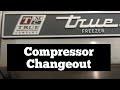 Refrigeration: Compressor Changeout on a True Freezer