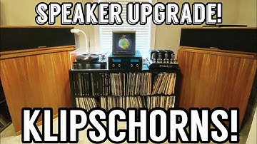 My Mindblowing New Speakers: KLIPSCHORNS! Legendary Klipsch Loudspeakers