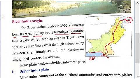 Class 4 Social Studies || Lecture 1 || River Indus || Reading || Page 21