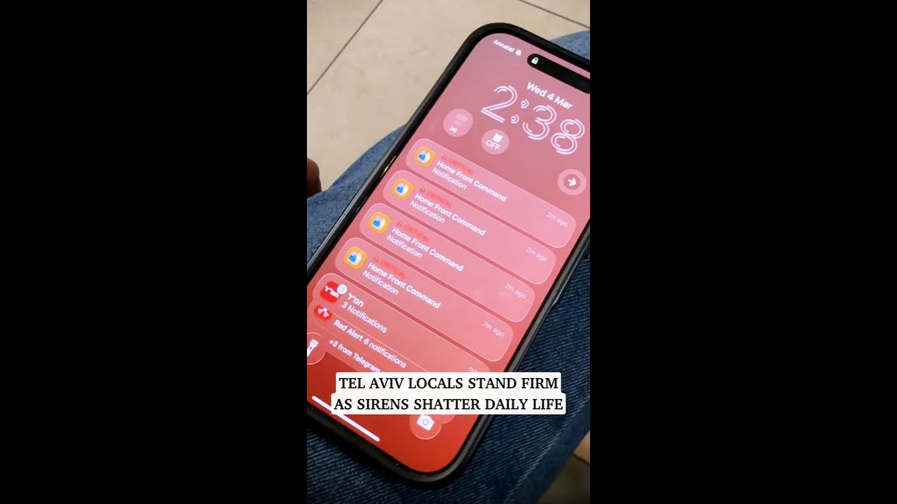 'We’re used to this’: Tel Aviv locals stand firm as sirens shatter daily life