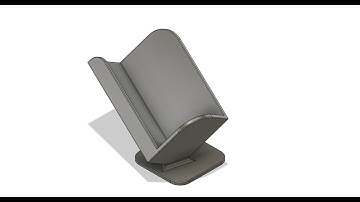 How to 3D model a Leaning Business Card Holder for Beginners