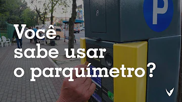 Como usar paquímetro estacionamento?