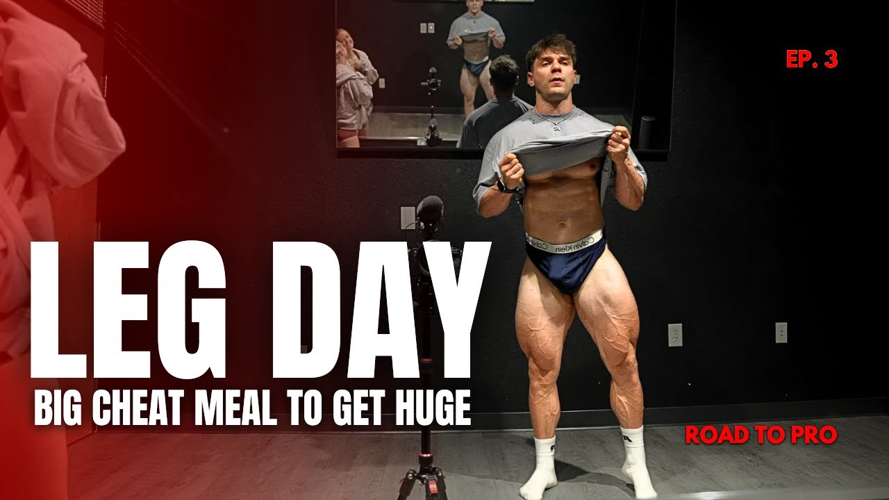 LEG DAY | FREE MEAL | ROAD TO PRO