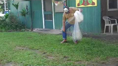 Authentic Hawaiian Fishing Throw Net by Uncle Charlie