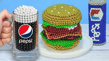 DIY Magnet Challenge - Best of FAST FOOD COOKING Compilation With ASMR Magnet Balls