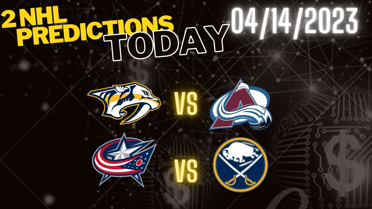 2 FREE NHL Picks Today 4/14/23 NHL Picks and Predictions NHL picks
