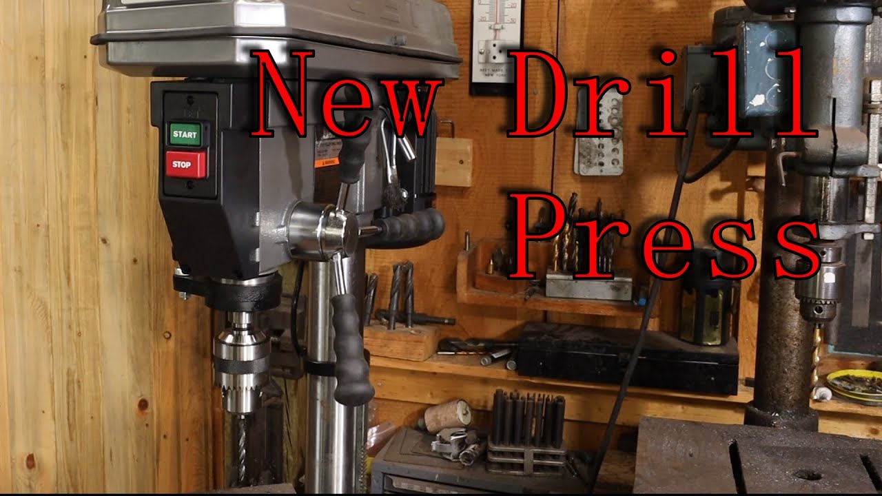 New Drill Press Jet JDP20MF Vlog YouTube