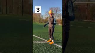 Learn this knee akka variation ⚽️⚡️ #football #shorts #soccer #akka #neymarjr #messi
