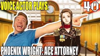 I played ALL of Phoenix Wright: Ace Attorney || VOICE ACTOR PLAYS GAME 1 FINALE