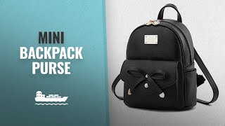 Our Favorite Mini Backpack Purse [2018]: Cute Mini Leather Backpack Fashion Small Daypacks Purse for