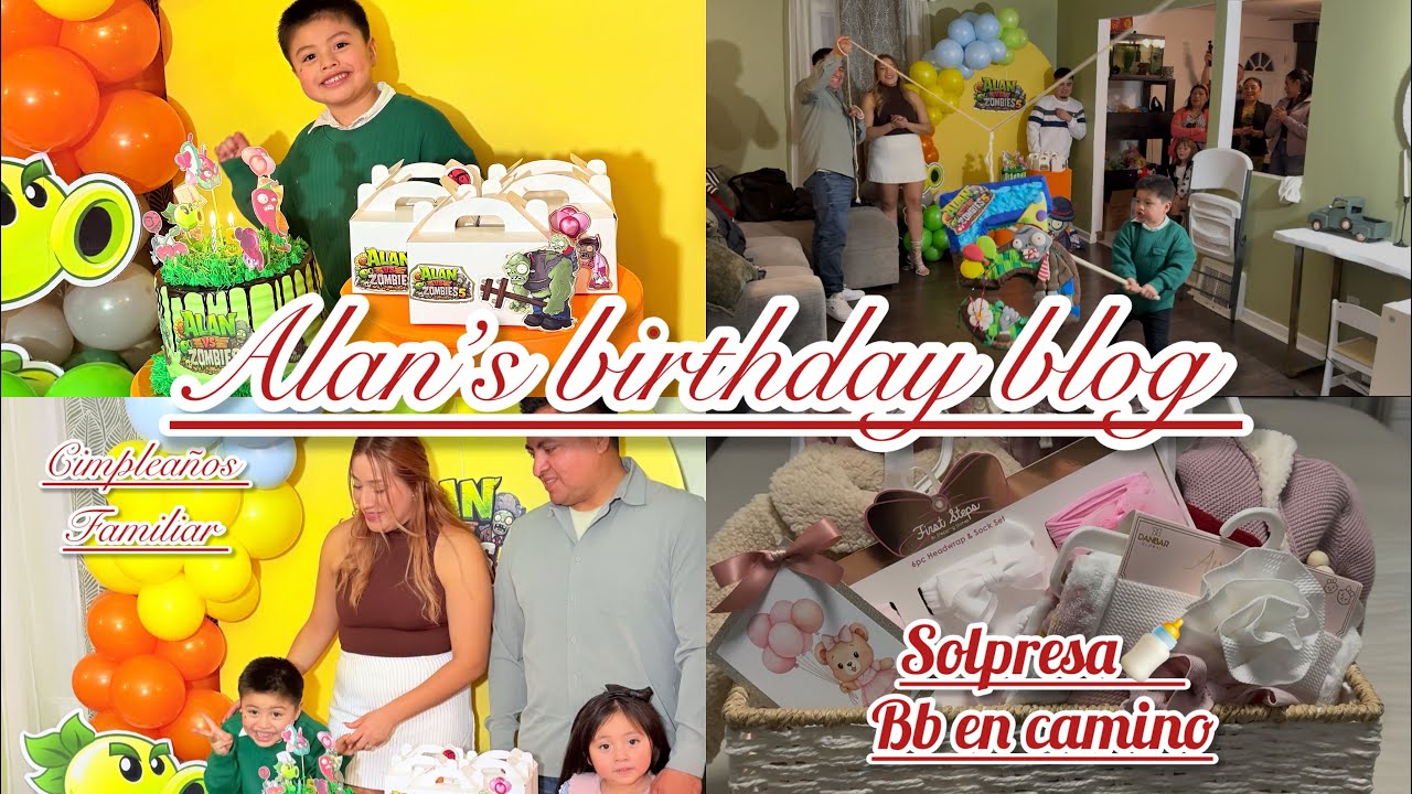 ✅cumpleaños de Alan en familia (sorpresa,bebé en camino🍼Día de mucha alegría 🥹 