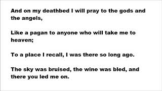 Download Lagu Audioslave - Like a stone (lyrics) MP3