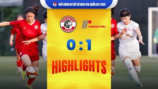 HIGHLIGHT ZANTINO VĨNH PHÚC - PHONG PHÚ HÀ NAM | GIẢI BÓNG ĐÁ NỮ U16 VĐQG 2025