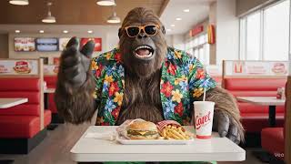 Bigfoot Tries Caret Restaurant Burgers A Legendary Review funnybigfoot trending aiart ai