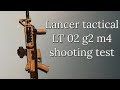 Lancer tactical LT 02 g2 shooting test