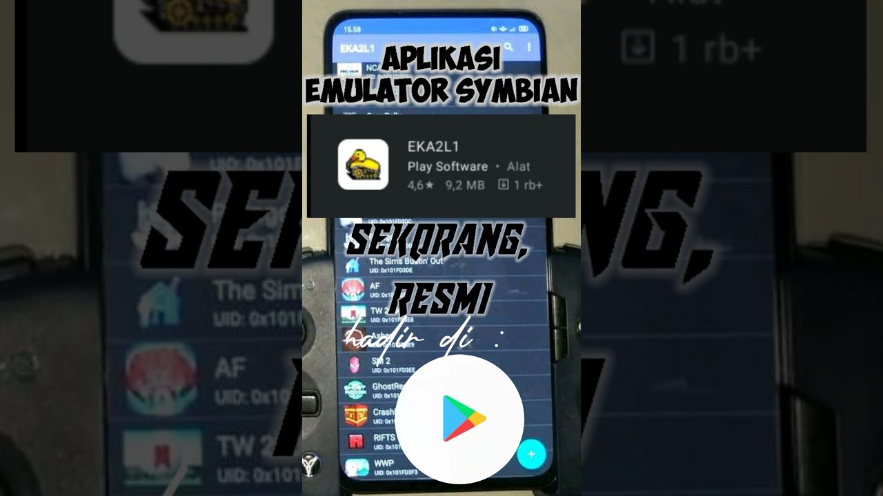 wajib di coba!! tutorial install emulator - games symbian dan games N-gage di hp android - EKA2L1 Up