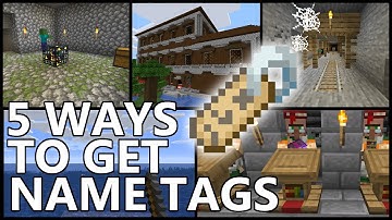 5 Ways To Get NAME TAGS In Minecraft