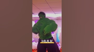 Unleash the Fun: Hulk Mascot Birthday Party Extravaganza! | Superhero Theme Party | Toywala