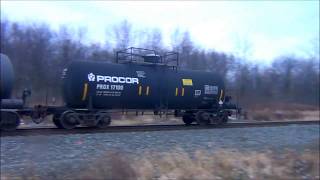 SD70ACe Leads NS Freight Train