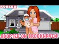 👶 GETTING ADOPTED ON BROOKHAVEN 🏡 | Roblox Roleplay