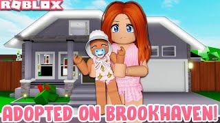 GETTING ADOPTED ON BROOKHAVEN  | Roblox Roleplay
