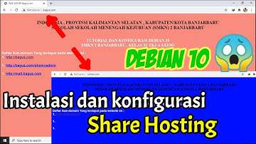 #11 Instalasi dan Konfigurasi Share Hosting di debian 10