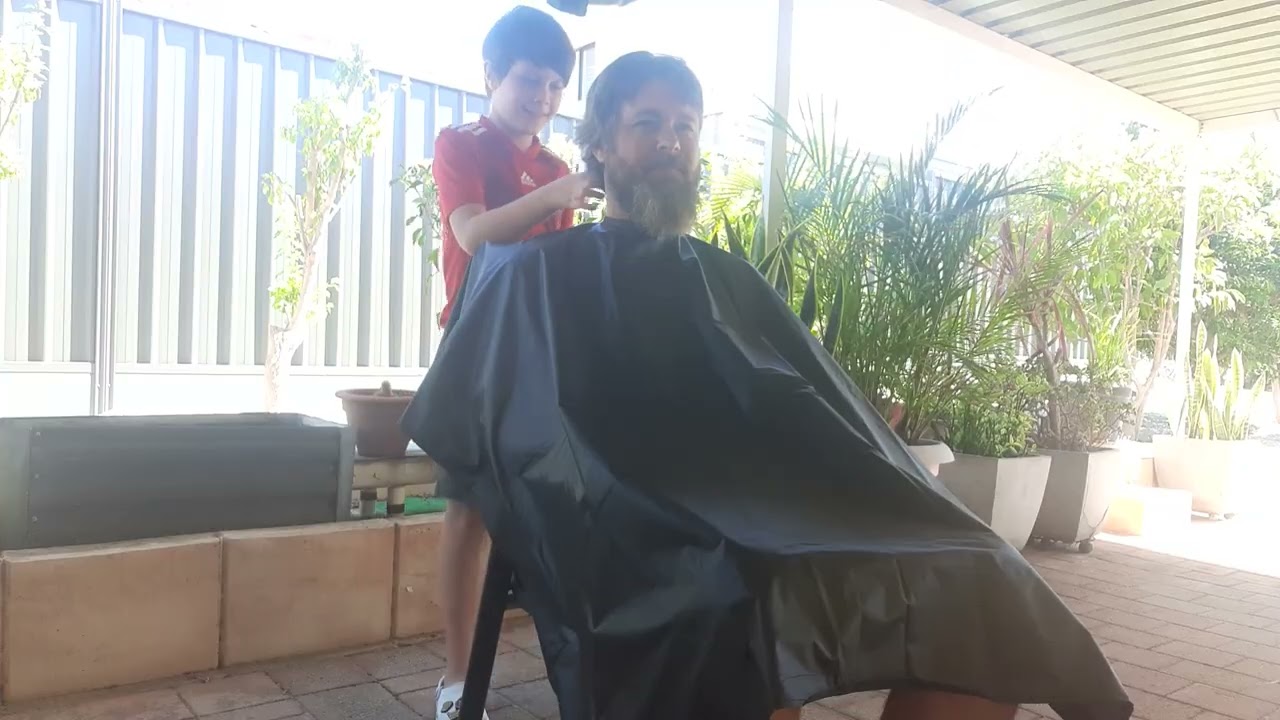 Giving My Dad A Haircut
