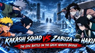 Kakashi Squad vs Zabuza and Haku | The Epic Battle on the Great Naruto Bridge