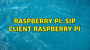 Raspberry Pi: Sip client raspberry pi