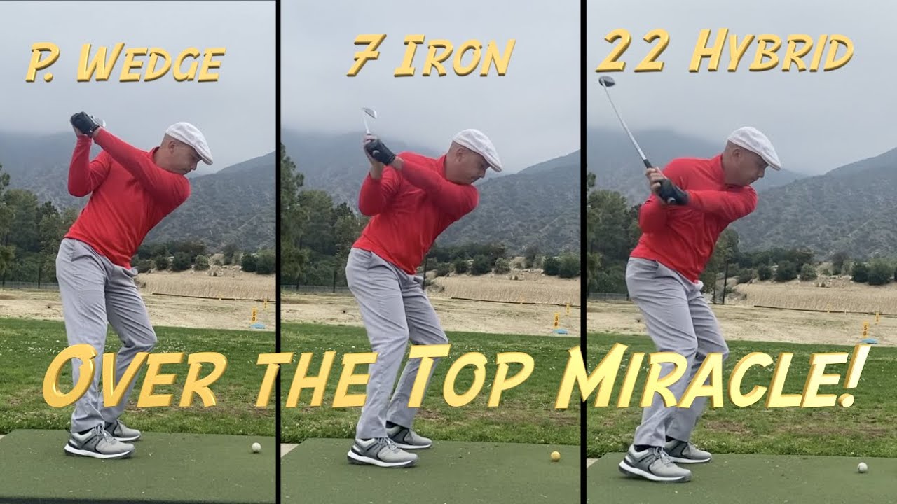 Working on my Over the Top Miracle Golf Swing! YouTube