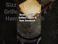 Sizzling Skillet of Grilled  Ham &amp; Cheese Sandwich # cookingmotivation #SizzlingSkilletVlog