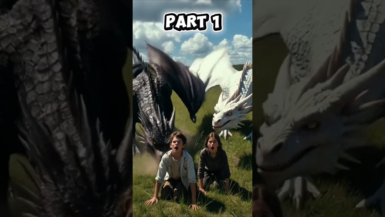 Two Dragons Meet Two Children 😱🐉 | Magical Moment (Part 1)
