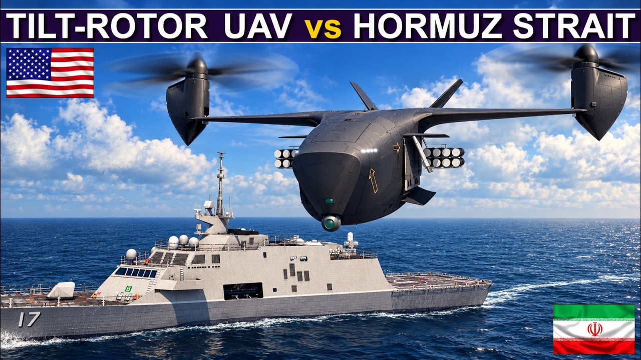 Could A Single Unmanned Thunder Tilt-Rotor UAV Police The Entire Strait Of Hormuz? | Sea Power