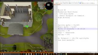 OSRS Ironman Guide to Seers Agility Course | xp/hr   marks of grace / hr