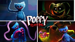 All Trailers - Poppy Playtime Chapter 1,2,3,4