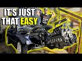 I PULLED MY ENGINE IN RECORD TIME | E36 328ti Compact Drift Build