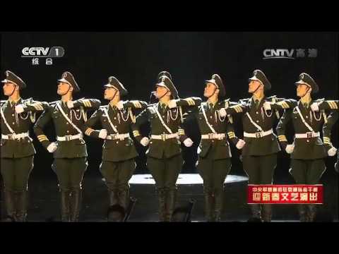 Chinese Soldiers Performing At Spring Festival Gala 