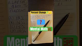 Solve this Percentage puzzle🧩 under 10 Seconds⏳😍✍️#maths #seo #ytshorts #percentage #subscribenow